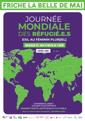 Affiche de la Journée Mondiale des Réfugiés 2022