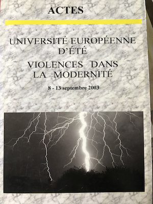 Couvertures Actes 2003 Paris Diderot